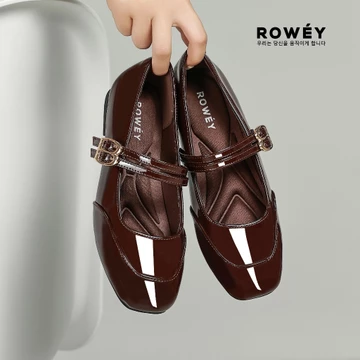 Rowey Sepatu Flat Shoes Korea Sepatu Wanita Flat Simple Dan Elegan Delima