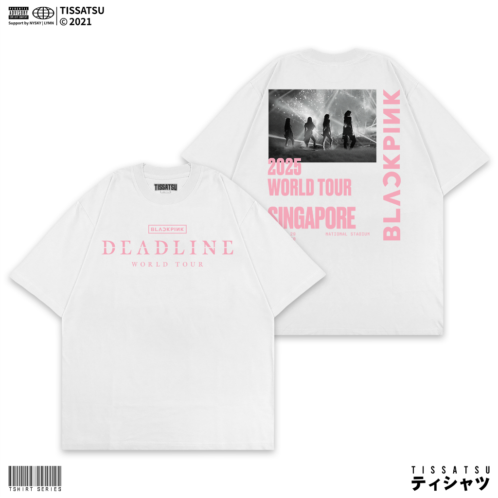 blackpink ロゼ　ポップアップ　tジャツ　新品未使用　ホワイト　白 新品未使用 BLACKPINK ツアーTシャツ blackpink ロゼ ポップアップ t