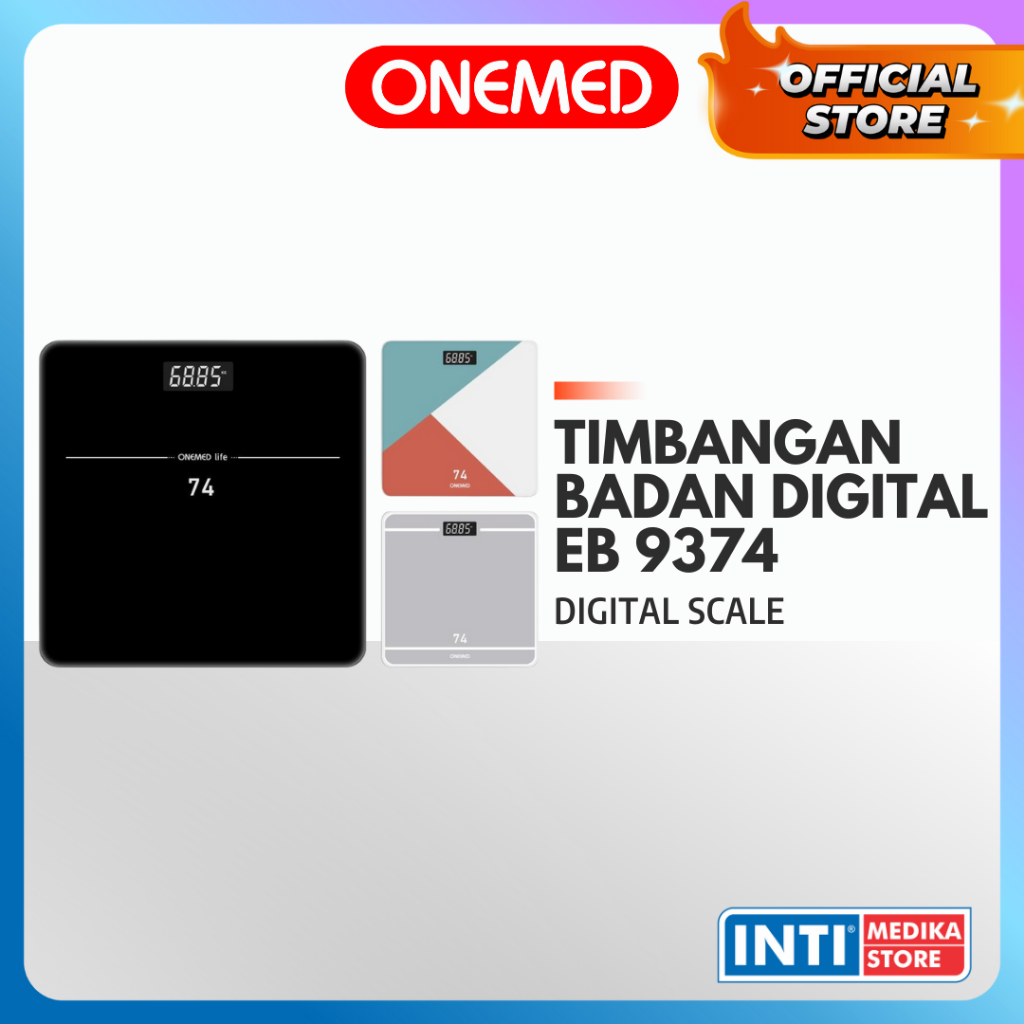 Jual ONEMED - Timbangan Badan Digital EB 9374 | Timbangan Digital ...