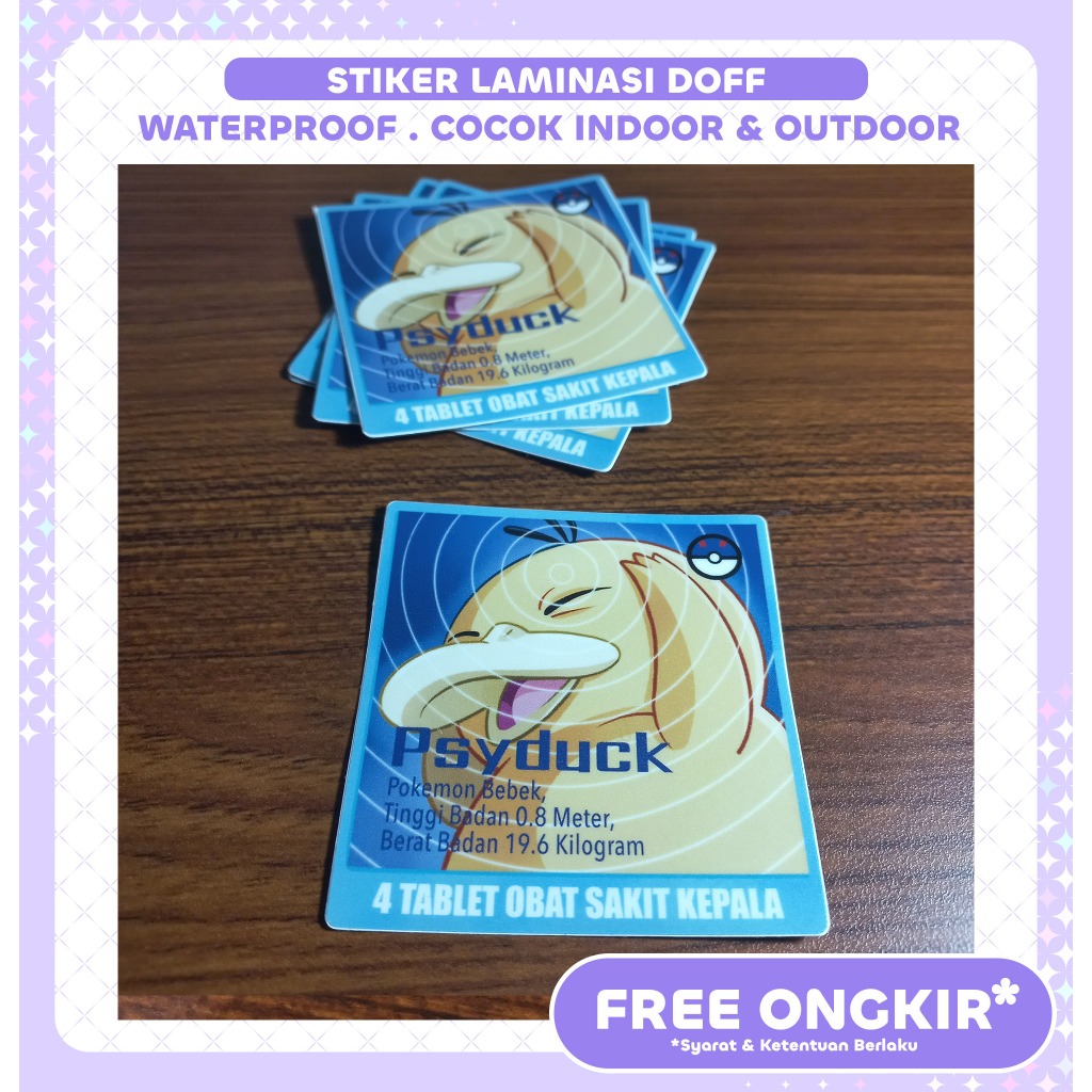 Jual Stiker Premium Laminasi Doff Outdoor Indoor (Sticker Anti Air ...