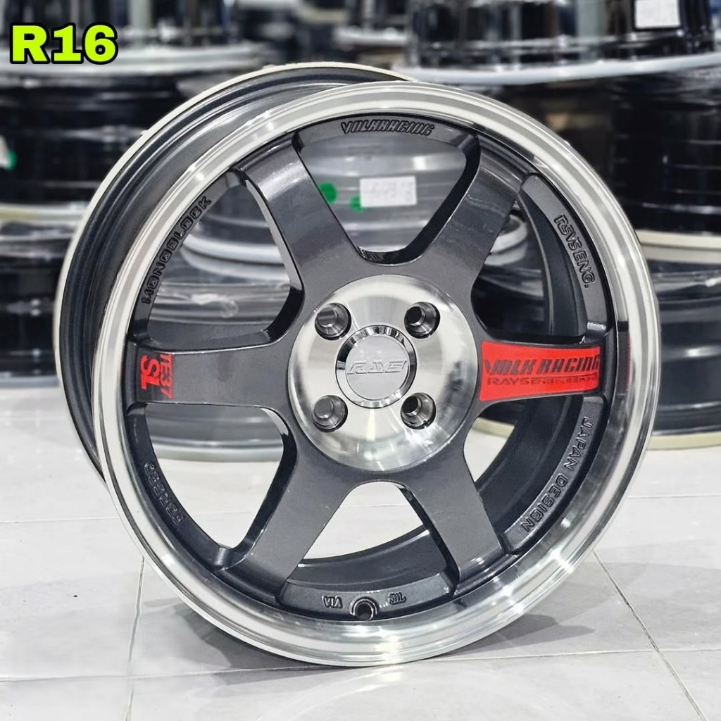Jual velg mobil r16 TE37 SL FLOW FORMING lebar 7 velg ring 16 mobil ...