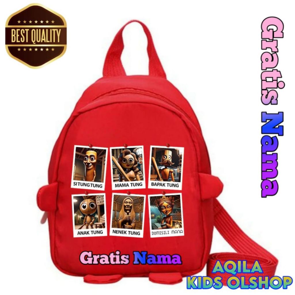 Jual tas ransel anak paud tk keluarga tung tung sahur | Shopee Indonesia