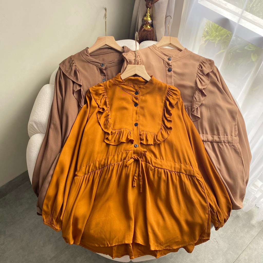 Jual CHLOE - Alaara Blouse Rayon Twill Raffle 003 - atasan wanita ...