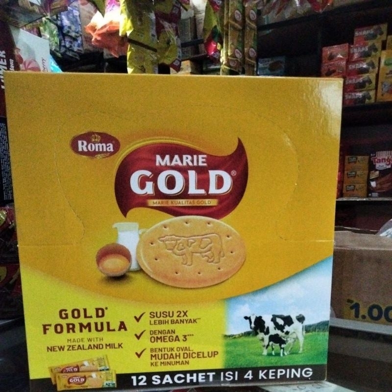 Jual ROMA MARIE GOLD 264GR(ISI 12PCS) | Shopee Indonesia