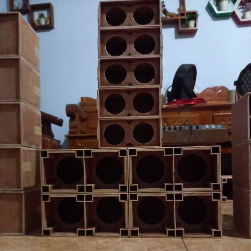 Jual paket 1 set box sound siap isi speaker planar 3inc dan line array ...