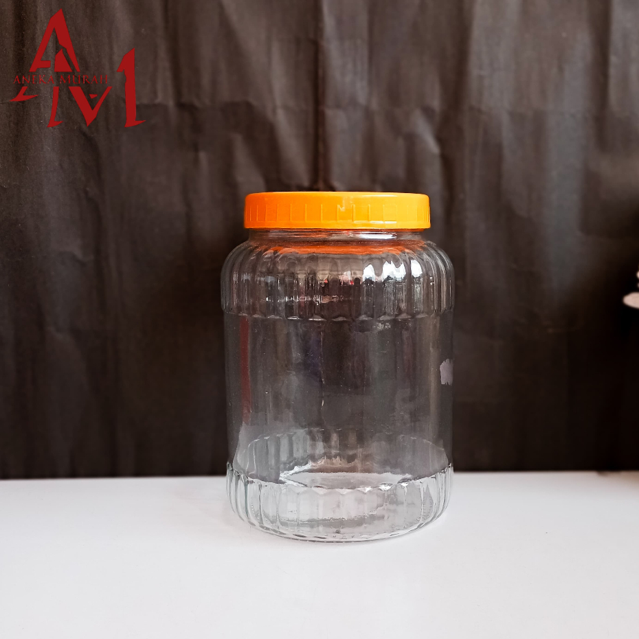 Jual TOPLES KACA JUMBO BESAR TUTUP PLASTIK UKURAN 5 LITER TP-5XXL ...