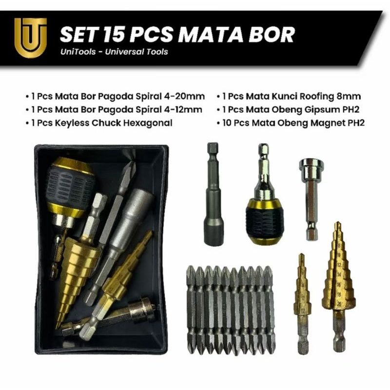 Jual Mata Bor Pagoda Mata kunci roofing, Mata obeng magnet, mata obeng ...