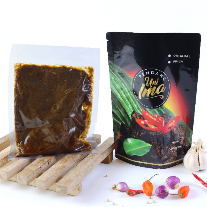 Jual Rendang Uni Ima kemasan saset isi 5 bungkus | Shopee Indonesia
