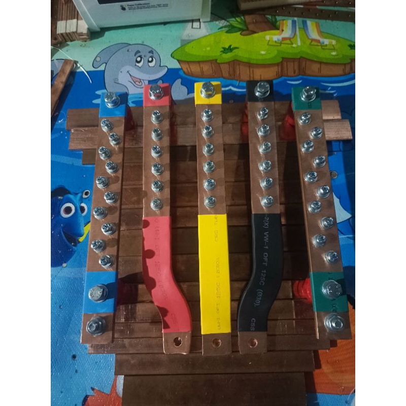 Jual BUSBAR 6×30 RSTN + GROUND PANJANG 30 CM UNTUK MCCB 400A | Shopee ...