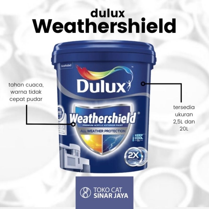 Jual Dulux Weathershield 2.5L Light's Out | Shopee Indonesia