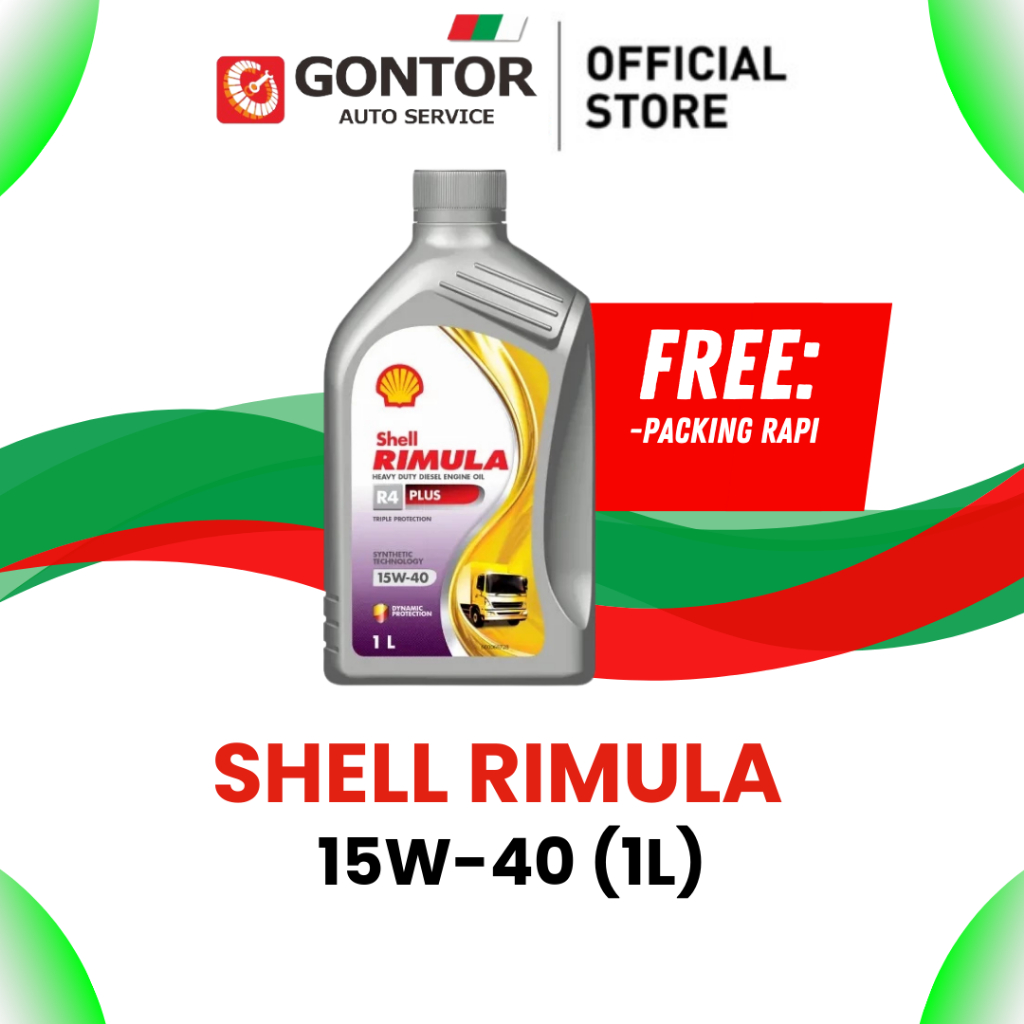 Jual Oli Mobil Shell Rimula 15W-40 1 Liter Oli Super Original - Gontor ...