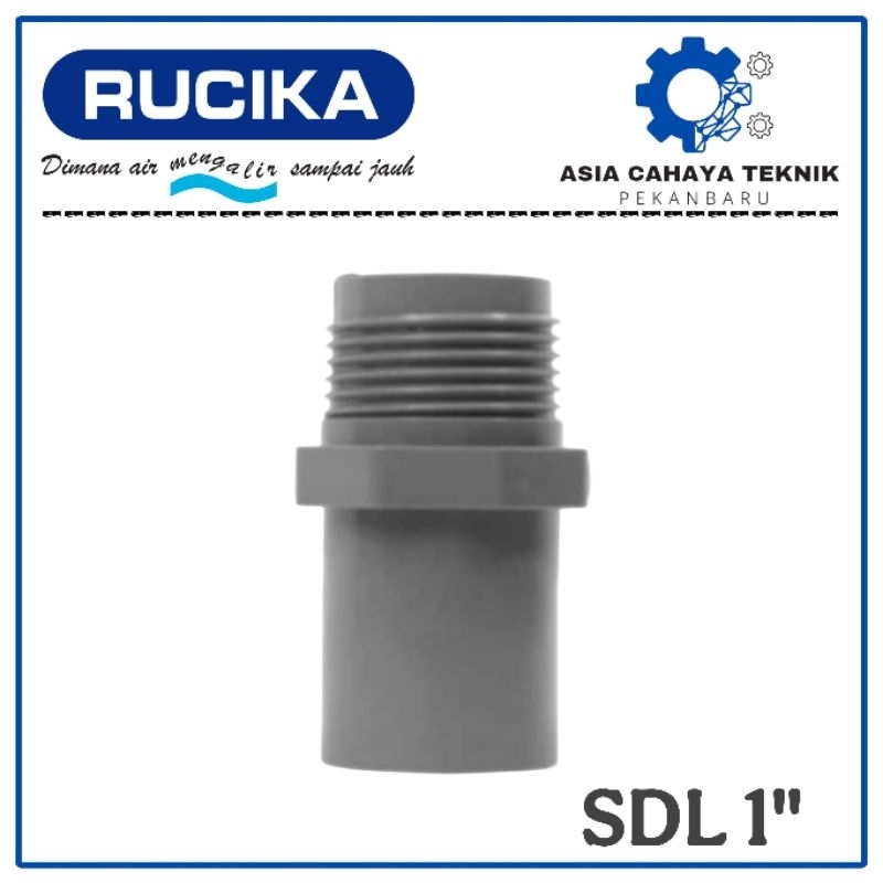Jual RUCIKA Sambungan Pipa Fitting PVC SDL AW 1