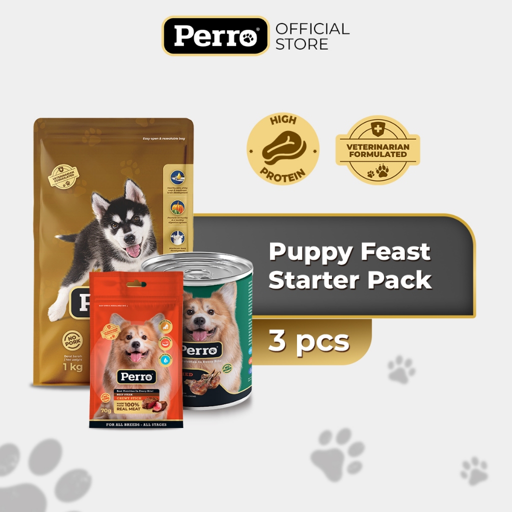 Gallery Detail: Jual Perro Puppy Feast Starter Pack