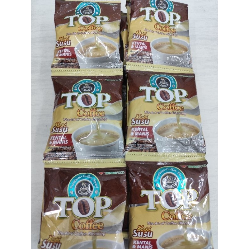 Jual Kopi Top Plus Susu + Gula 12 PCS ( 1 RTG ) | Shopee Indonesia