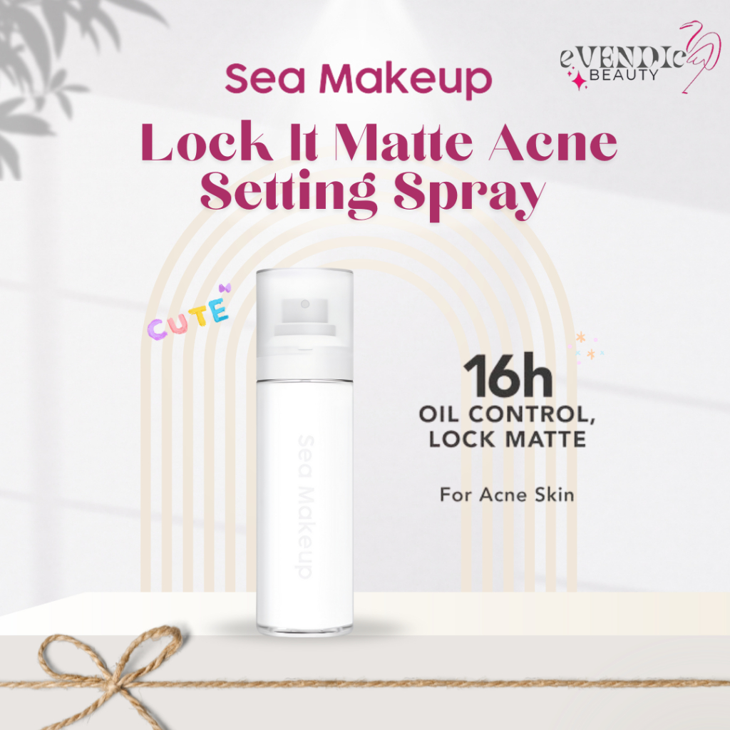 Jual READY Sea Makeup Lock It Matte Acne Setting Spray Membantu menjaga ...