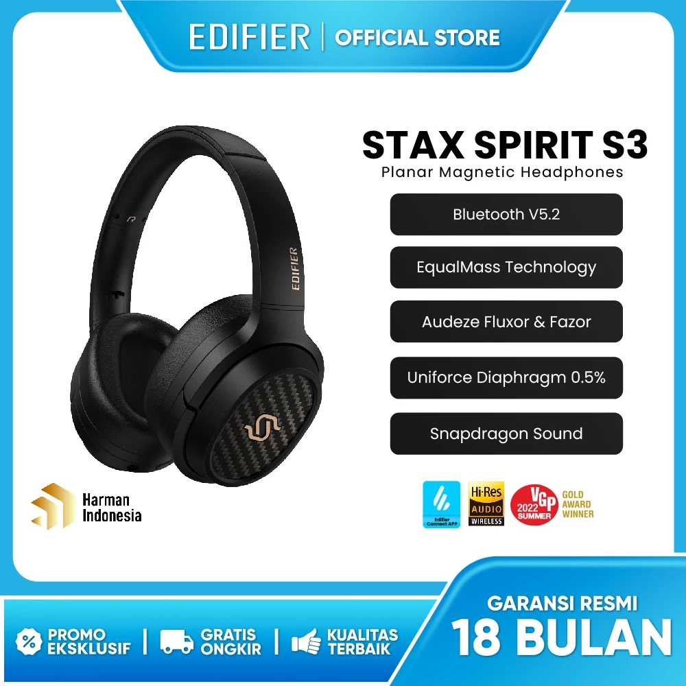 Edifier Stax Spirit S3 Bluetooth Headphone