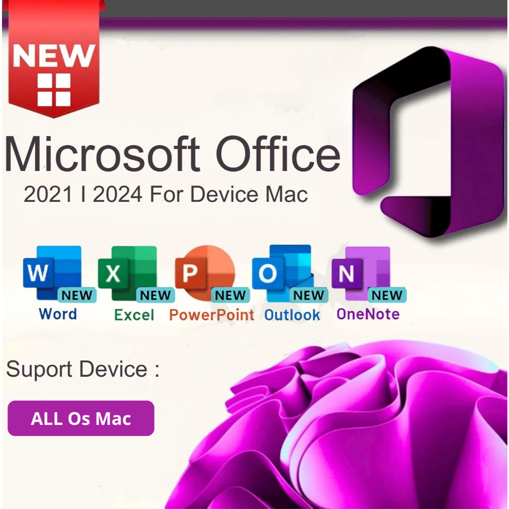 Jual Ms Office 2021 I 2024 Mac Macbook Original 100% Kompatibel cocok ...