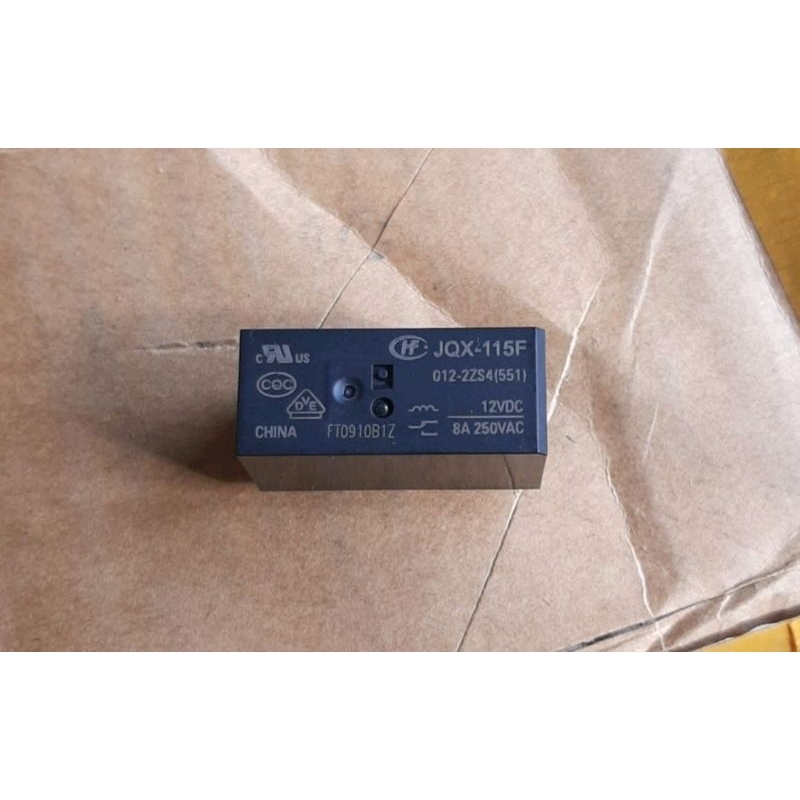 Produktbild von YINETTECH 2 Stück 8-Pin Miniatur-Hochleistungsrelais 9VDC – JQX-115F-009-2ZS4A – 8A DPDT Für Kfz & Haushaltsgeräte