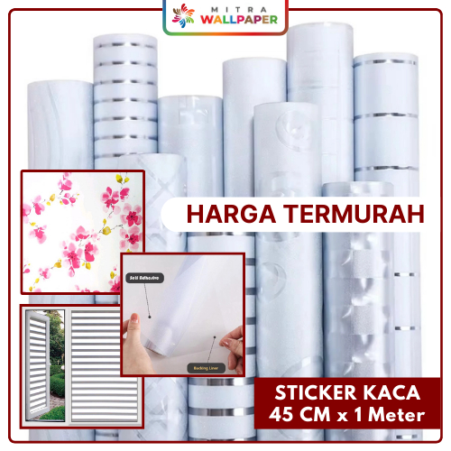 Jual Stiker Kaca Sandblast Sticker Jendela Kaca Buram Sudah Ada Lem ...
