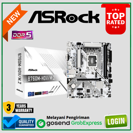 Scheda Madre ASROCK B760M-HDV/M.2 - Micro ATX Per Intel LGA1700 DDR5 - Foto 12
