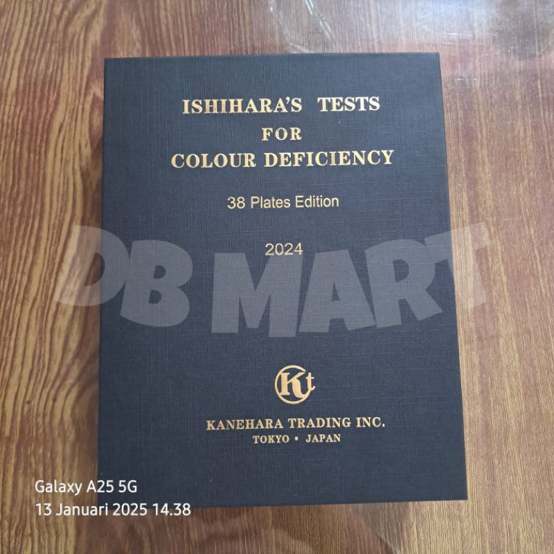 Jual [READY STOCK] BUKU TES BUTA WARNA ISHIHARA BLIND COLOR TEST BOOK ...