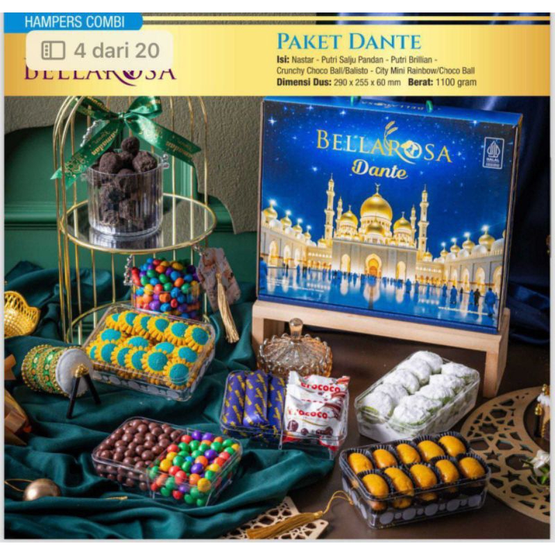 Jual Parcel Bellarosa Dante Paket Hampers Edisi Lebaran, Ready Stock ...
