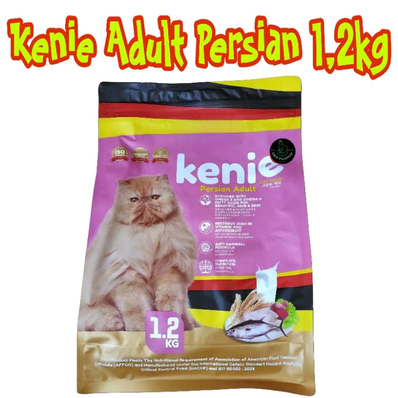 Jual Kenie Adult Persian 1,2kg Freshpack Dry Cat Food Adult Persia ...