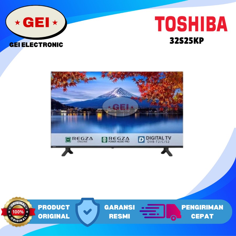 Jual TV Toshiba 32S25KP TV 32 Inch Digital HD Ready 32 Toshiba 32S25 ...