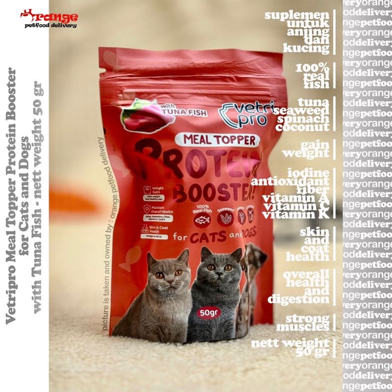 Jual VETRIPRO meal topper Protein Booster with 100% real Tuna fish for ...