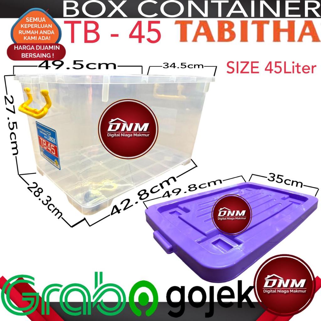 Jual Container Box Plastik Tabitha TB 45 Kotak Penyimpanan Besar Jumbo ...