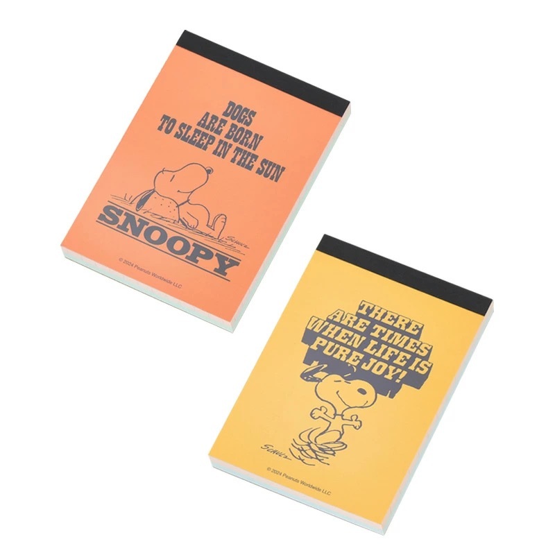 Jual Mini Memo Pad Peanuts Snoopy 75th Anniversary Woodstock Note Buku ...