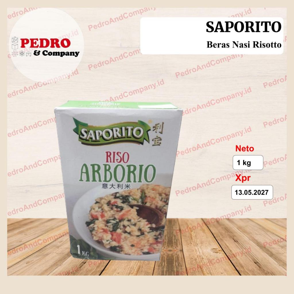 Jual Saporito riso arborio 1 kg - beras nasi pasta risotto | Shopee ...