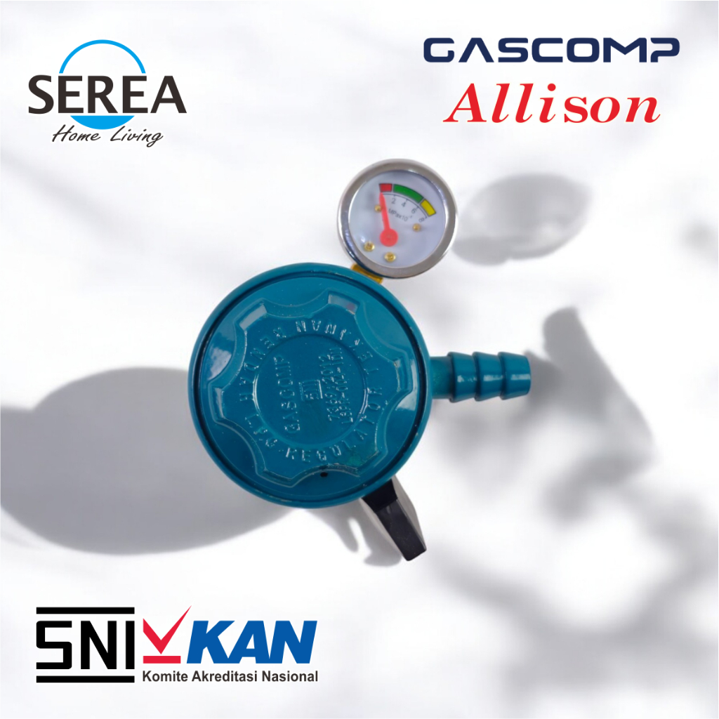 Jual GASCOMP ALLISON ALS-06 Regulator Gas Meter/Selang Gas Regulator ...