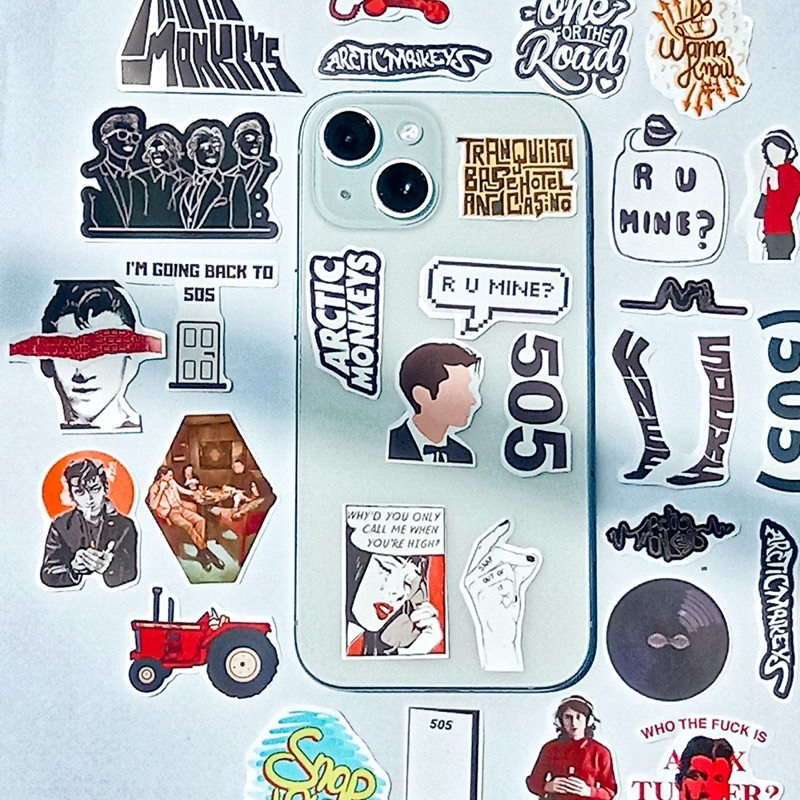 Jual Arctic Monkeys Deco Sticker Pack include 30 pcs aesthetic band ...