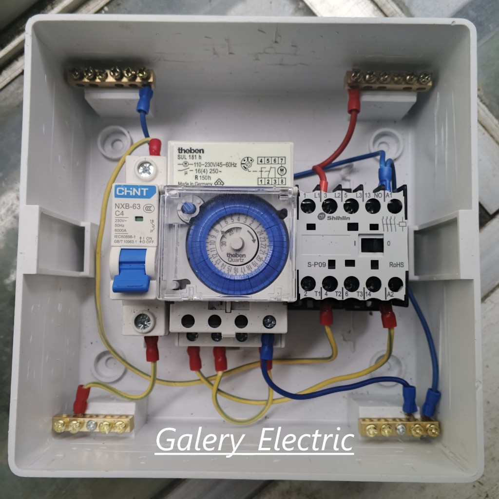 Jual Panel Timer Otomatis Lampu Pompa SUL181H + Contactor | Shopee ...