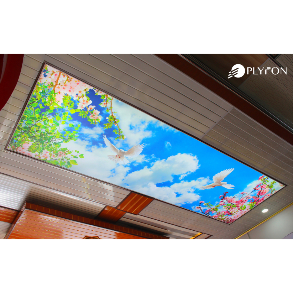 Jual PLYFON Printing Membrane Custom Gambar 1 SET Bahan/Kain + Welding Rubber | Plafon Membrane Indonesia | Shopee Indonesia