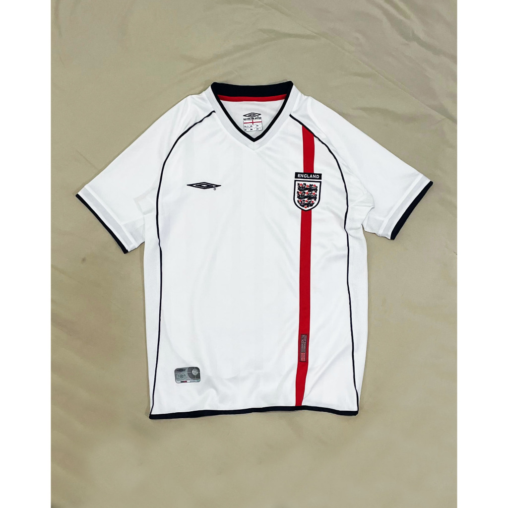 Jual Retro Remake Umbro England Home Kit 2002 Jersey Bola Vintage ...