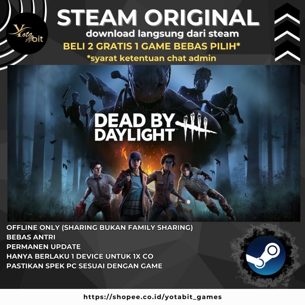 Jual Dead by Daylight PC Sharing Original Offline Shopee Indonesia