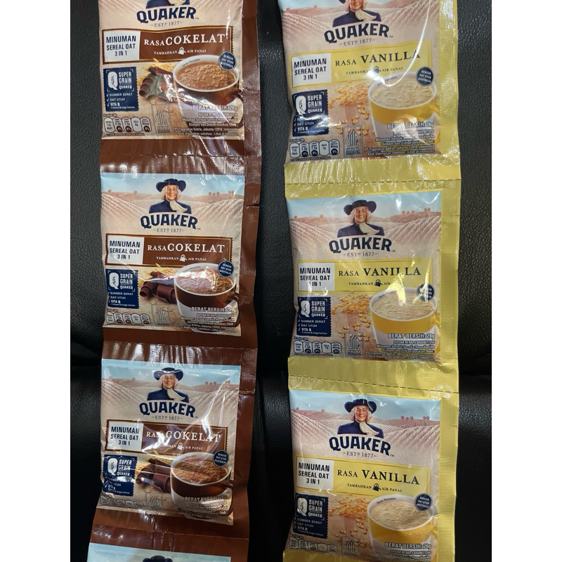 Jual Quaker Minuman Sereal Oat Perenceng isi 10 pcs | Shopee Indonesia