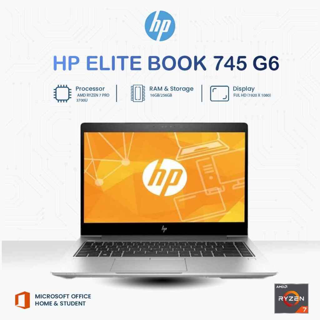 HP EliteBook 745 G5 AMD Ryzen 5 2500U 16 Go 512 Go SSD 1920x1080 Classe A Windows 10 Professionnel | Ordinateur portable  Producteur  HP Ordinateur portable  Processeur  AMD