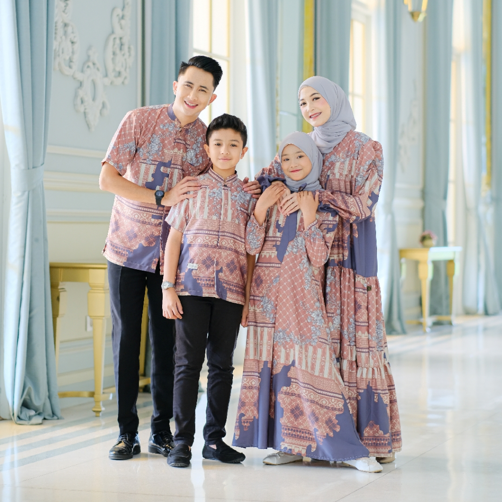 Jual Baju By Lora - Family Set Marhaba Series Choco | Set Gamis Koko ...