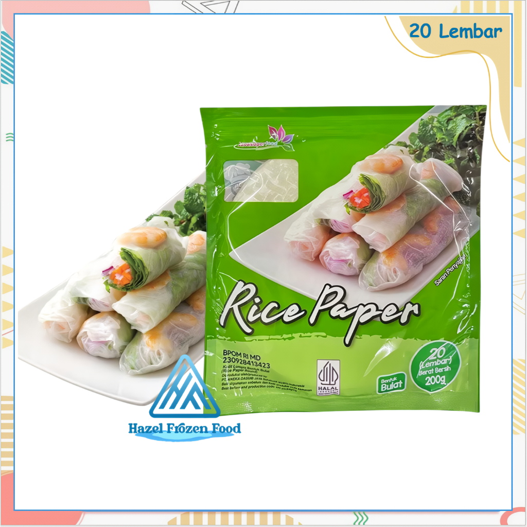 Jual Rice Paper Bulat Isi 20 Lembar Karawang | Shopee Indonesia