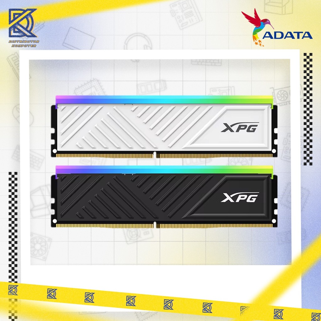 Jual ADATA RAM LONGDIMM XPG SPECTRIX D35G RGB DDR4 PC25600 16GB (2x8GB ...