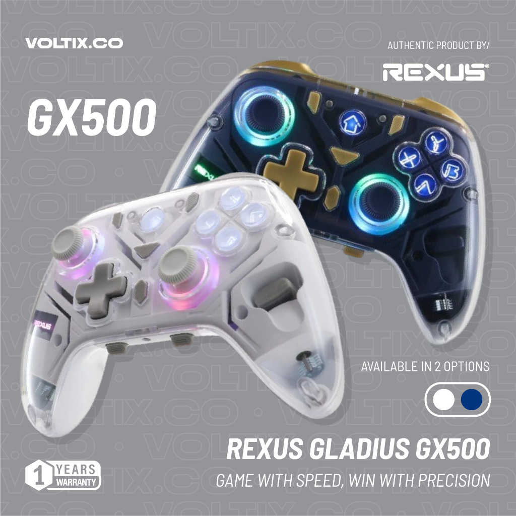Jual Rexus Gladius GX500 GX-500 Bluetooth Wireless Gamepad Joystick ...
