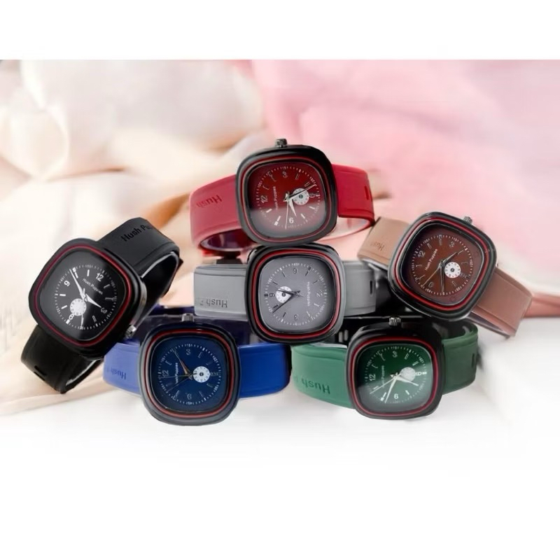 Jual GS JS01 Jam Tangan Pria Wanita Sport Korea Fashion Quartz Silikon ...