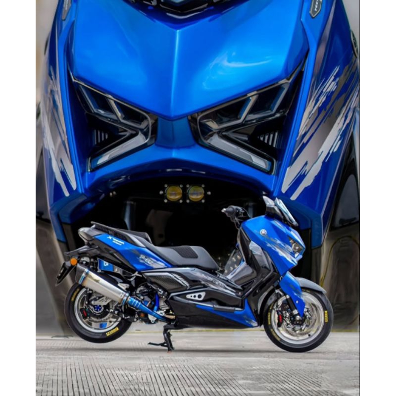 Jual Decal Sticker Striping Variasi Transparan Uv Xmax Connected Xmax ...