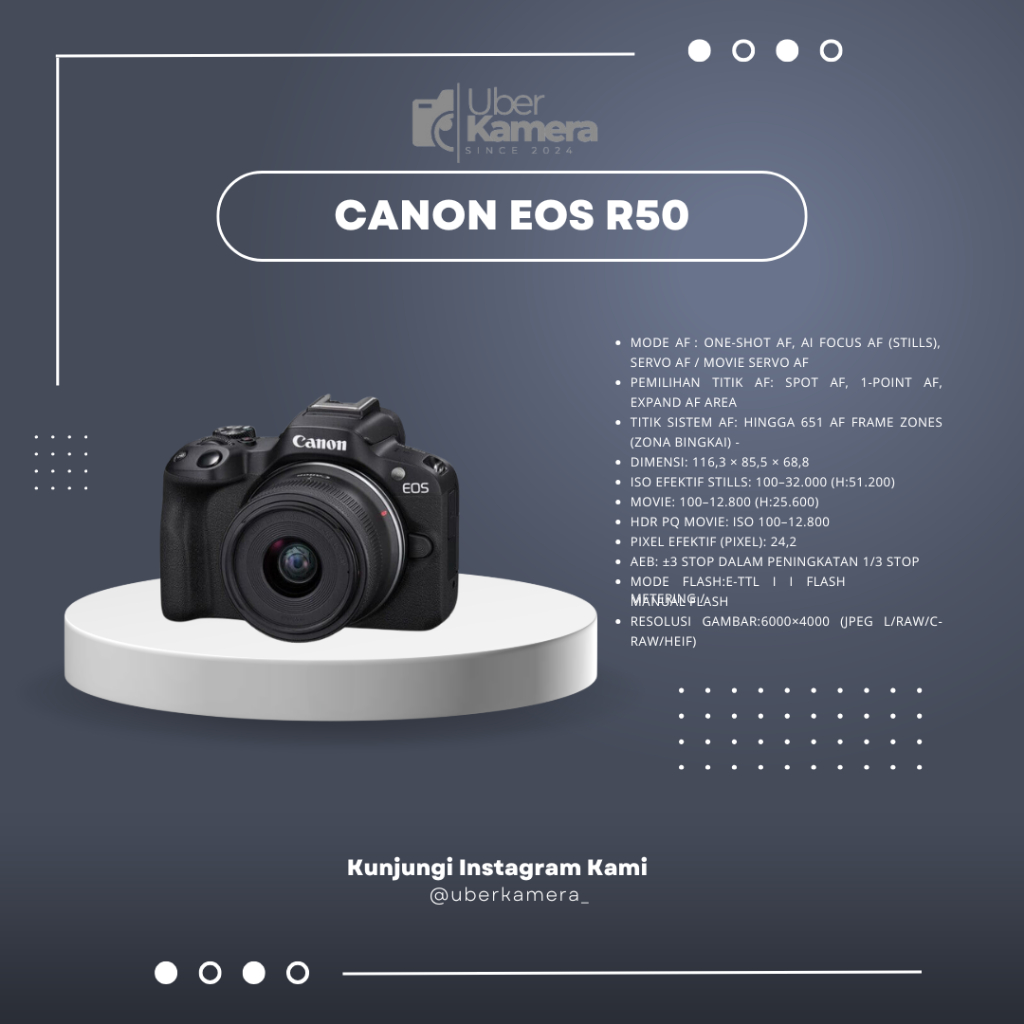Jual CANON EOS R50 | Shopee Indonesia