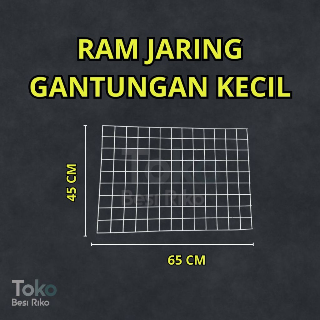 Jual Ram Dinding jaring kawat PREMIUM serbaguna dipasang di dinding dan ...