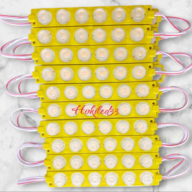 Jual LED Module 6 mata Kuning (6W 12V dan 24V) | Shopee Indonesia