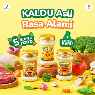 BUMBOO Kaldu Asli - Kaldu Anak - No MSG - Tanpa Gula & Garam - Bahan Alami - Tambahan Sayur Asli